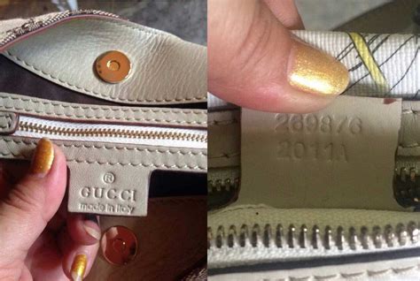 how to verify gucci serial number|how to tell if gucci bag is real.